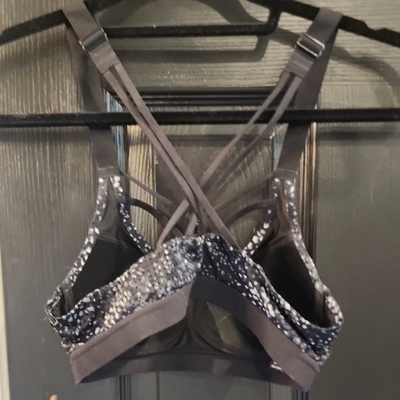 Stylish Gray and Blue Women's Bralette - Picture 3 of 3
